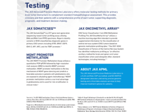 Neuro-Oncology Testing