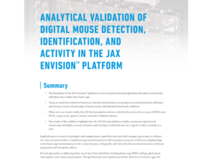 Analytical Validation of Digital Mouse Detection